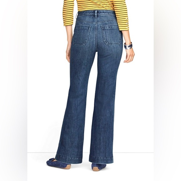 TALBOTS Flawless High Waist Flare Jeans Worn Twice Excellent Condition - Picture 2 of 8